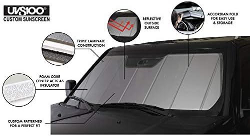 Covercraft UVS100 קרם הגנה מותאם אישית | UV10965BL | תואם ל- Select Lexus הוא דגמים, מתכתי כחול